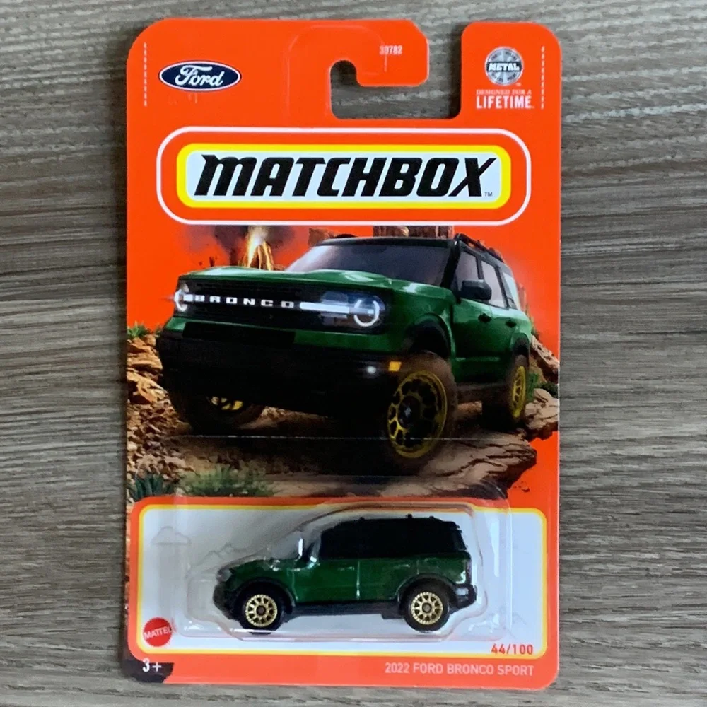 Matchbox Ford Bronco Sport Utility Vehicle SUV 2022 44/100 MB Green Truck New